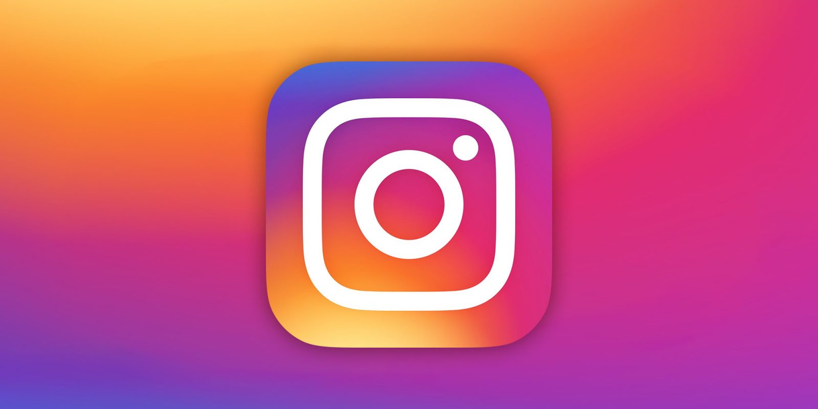 Значок Instagram на градиенте цветов Instagram