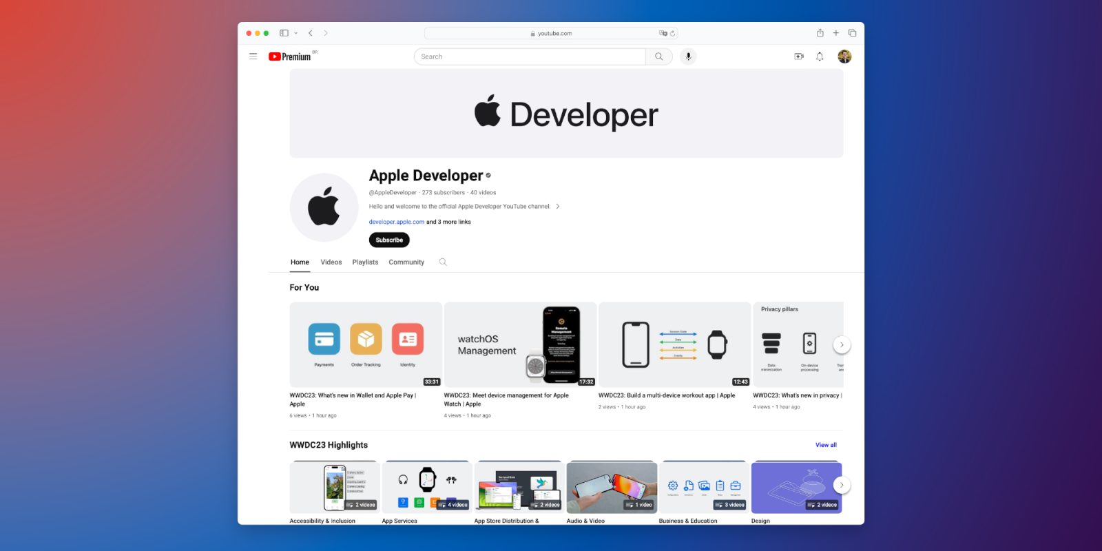Видео для разработчиков Apple доступны на YouTube в преддверии WWDC 24