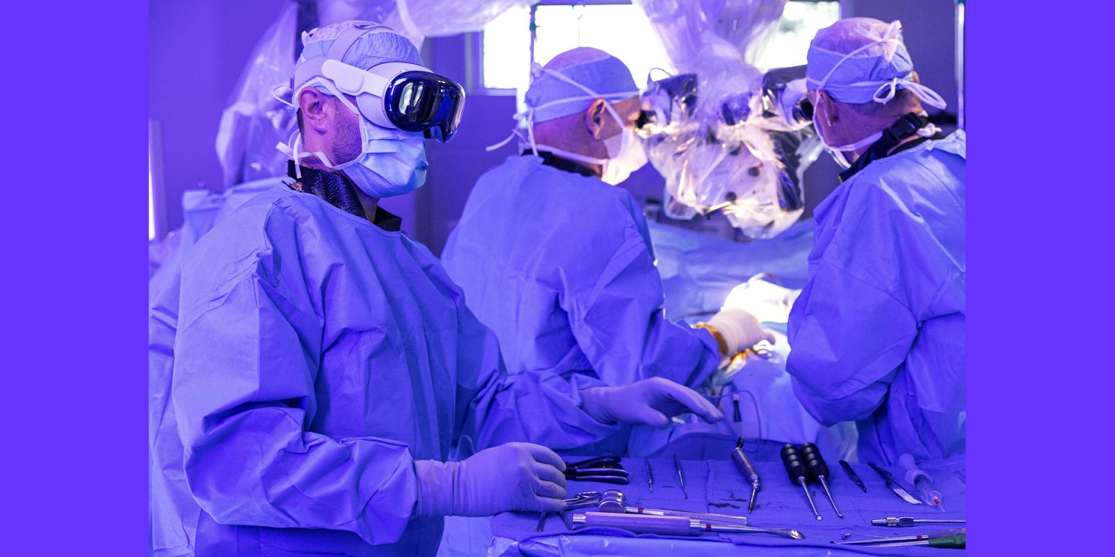 Vision Pro впервые использован в хирургии, «чтобы исключить человеческую ошибку»