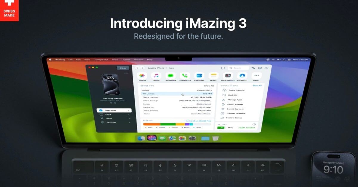 iMazing 3 выходит для Mac и ПК с совершенно новым дизайном и новыми функциями