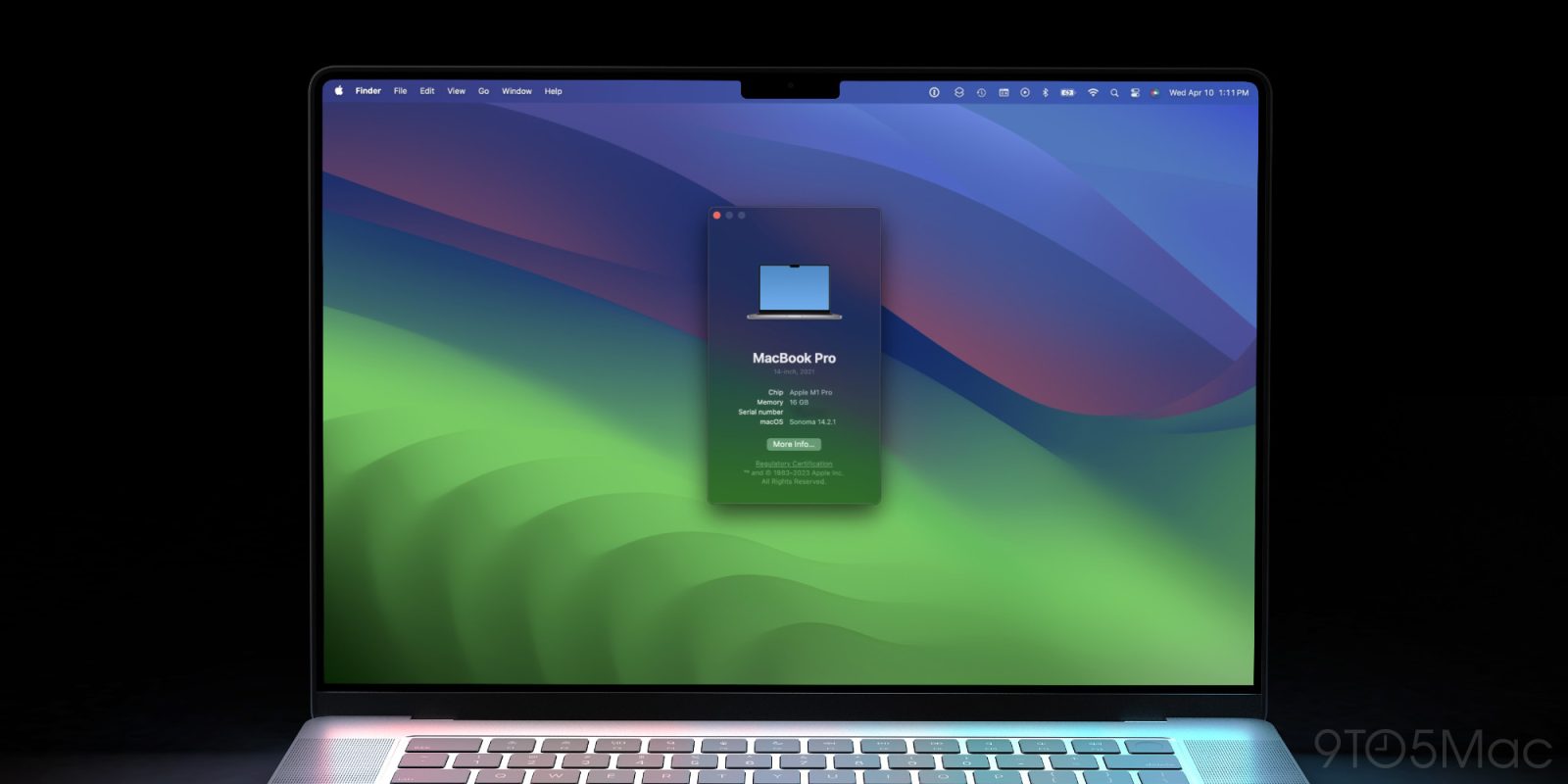Найти системный отчет Mac macOS Sonoma