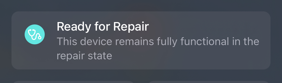 В iOS 17.5 представлено новое «Состояние восстановления», которое сохраняет функцию «Локатор» при отправке iPhone в Apple.