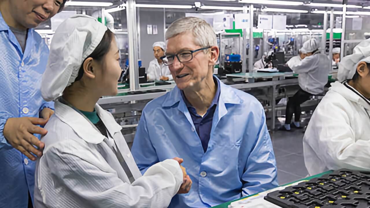 Apple углубляет связи в цепочке поставок с Китаем