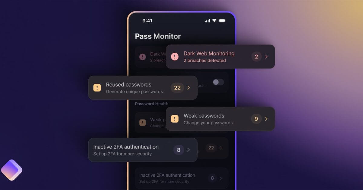 Proton Pass теперь включает расширенную защиту личности и учетных данных Pass Monitor.