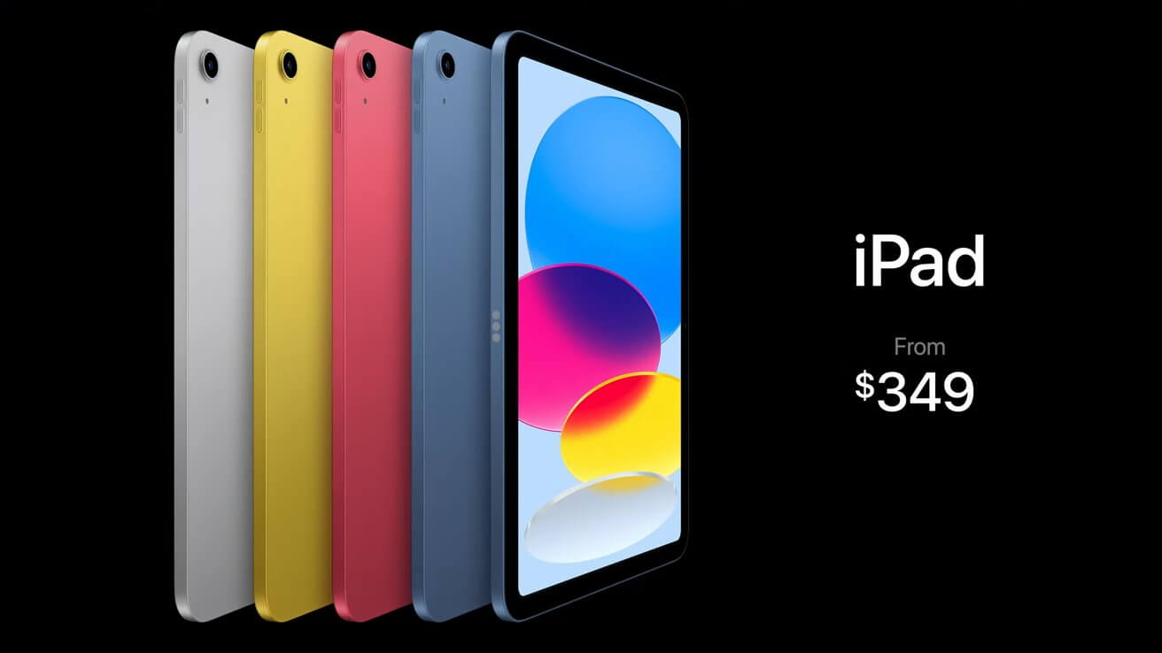 Apple снизила цену iPad 10-го поколения до 349 долларов