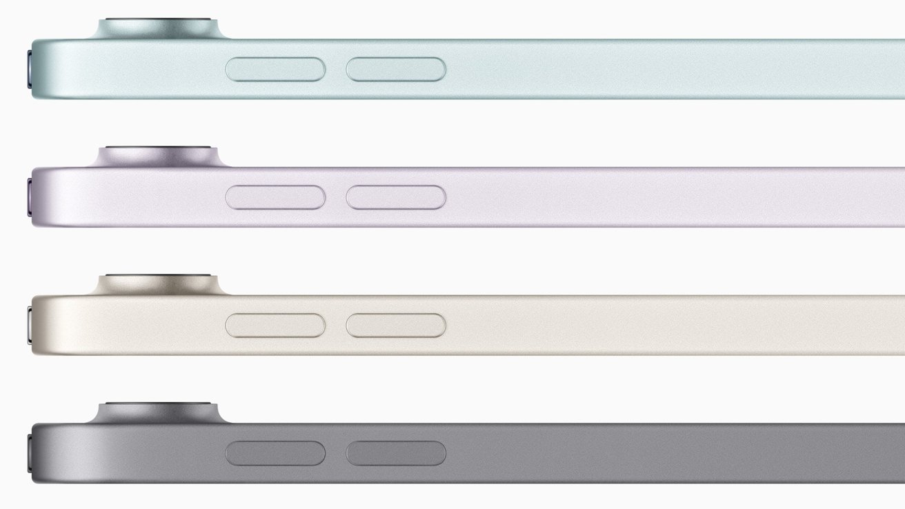Четыре цветовых решения нового iPad Air