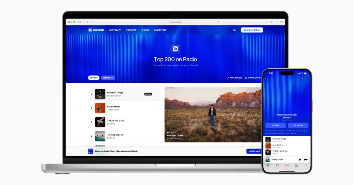 Apple Music теперь отслеживает то, что чаще всего крутят на радиостанциях