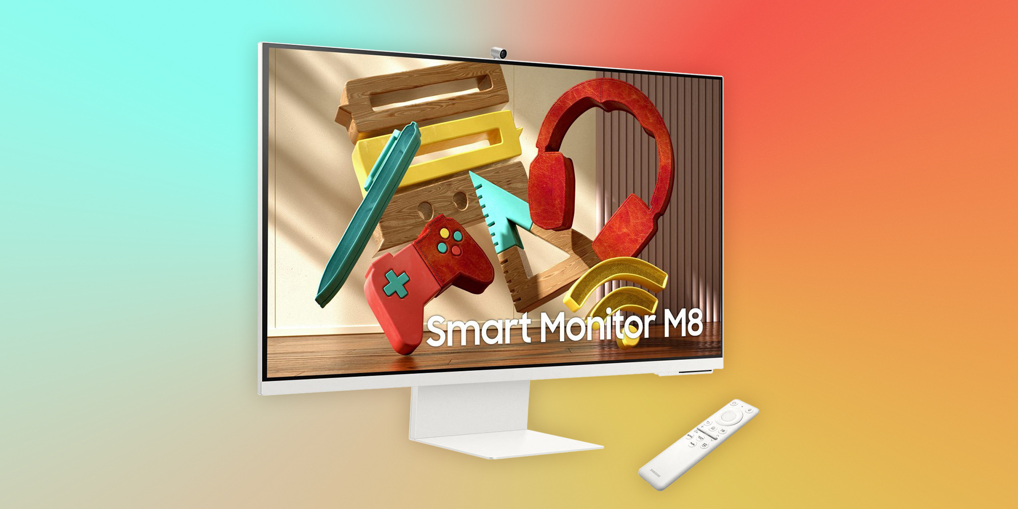 Samsung Smart Monitor M8 AirPlay, дизайн в стиле iMac