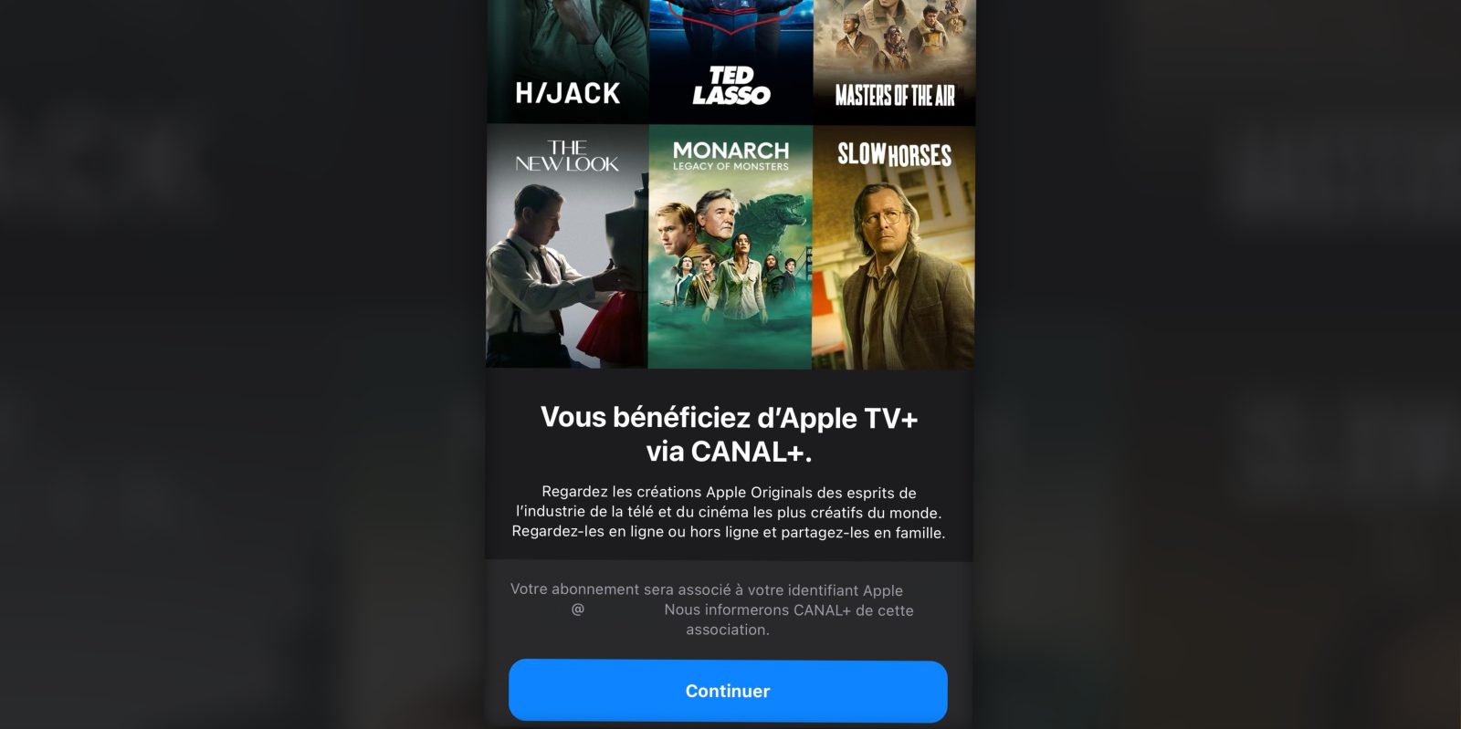 Абоненты Canal+ теперь могут бесплатно смотреть Apple TV+ в приложении  Apple TV.