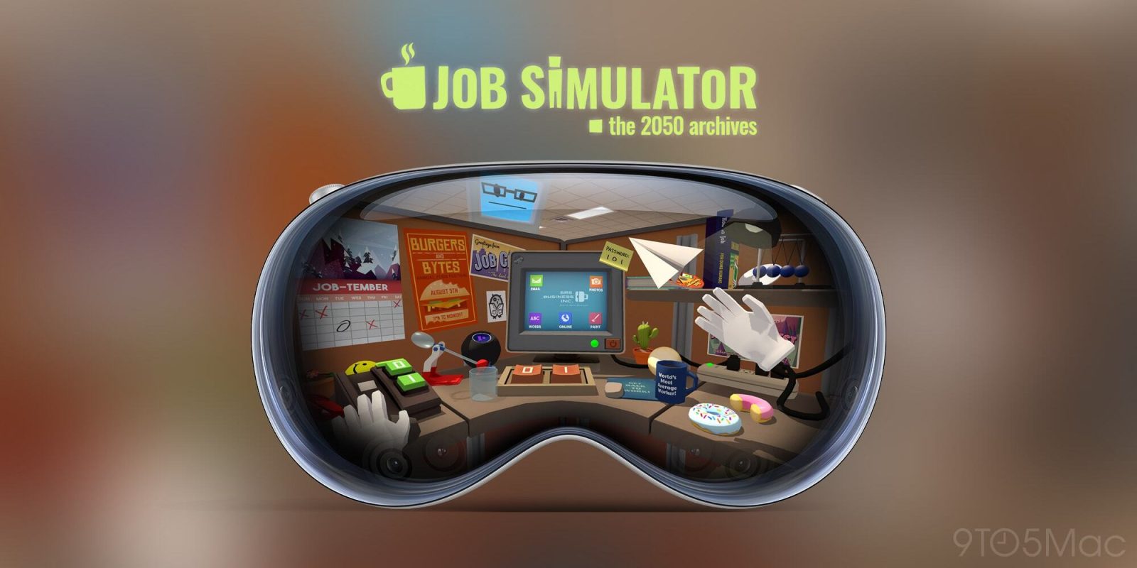 Популярная VR-игра Job Simulator выходит на Apple Vision Pro