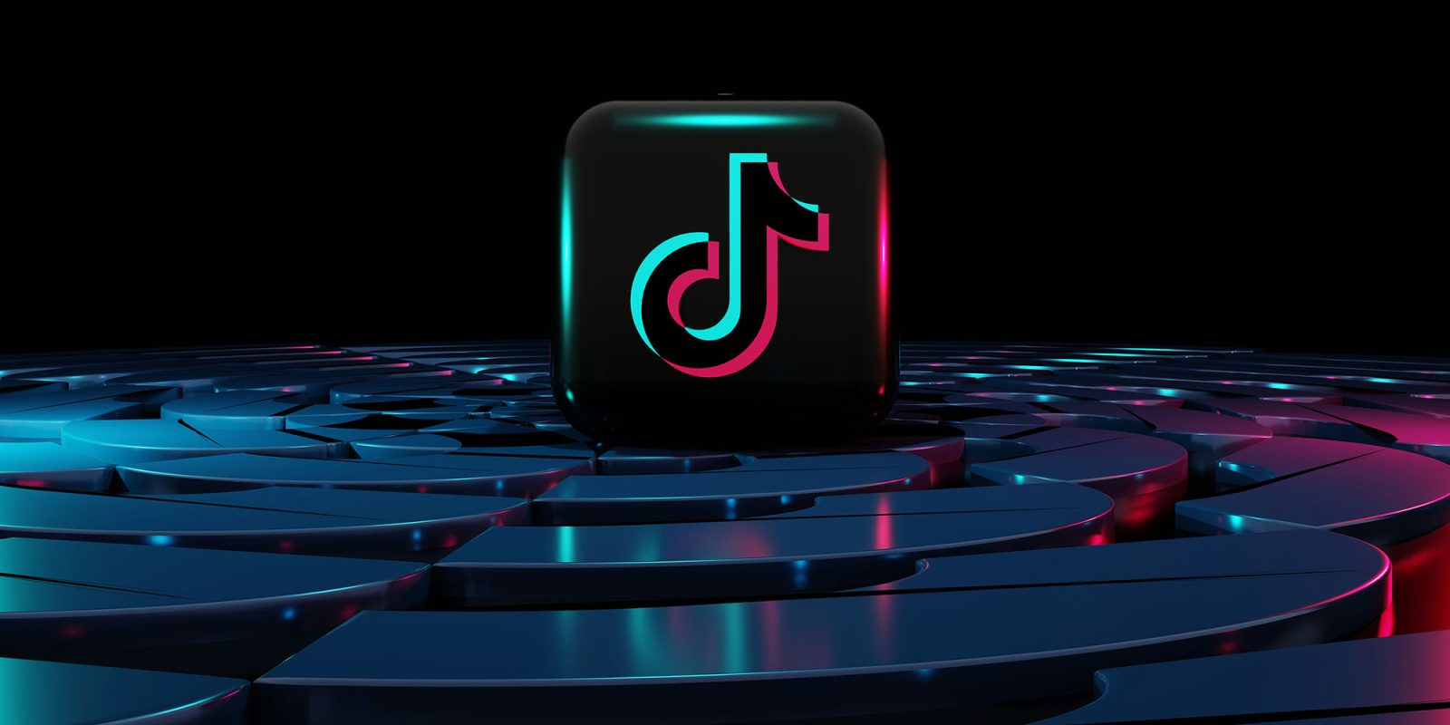 TikTok под следствием |  3D-представление логотипа