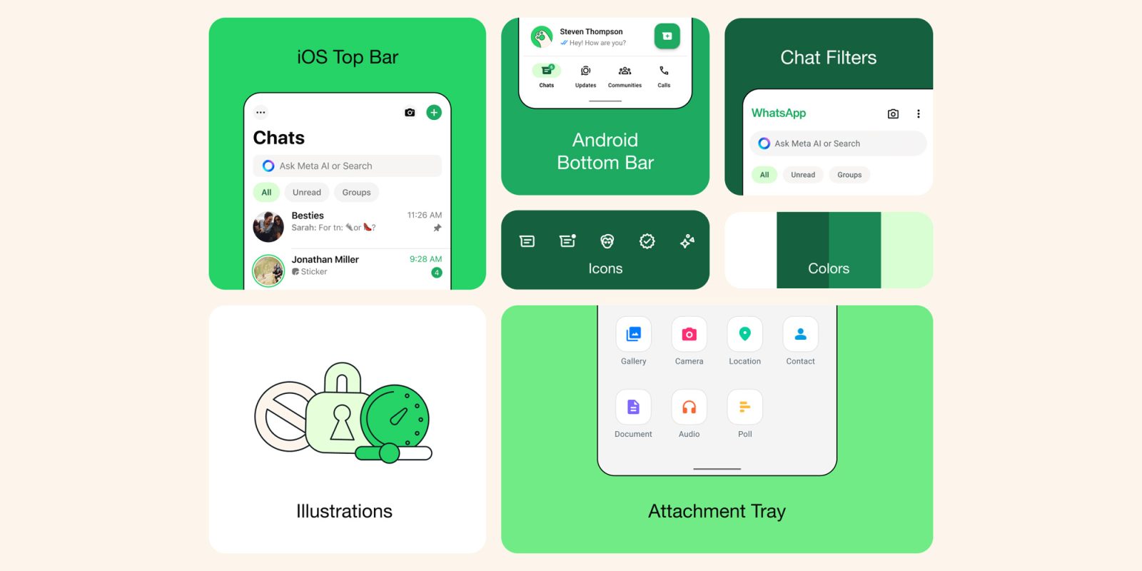 WhatsApp официально выпускает обновление с обновленным дизайном для iOS и Android