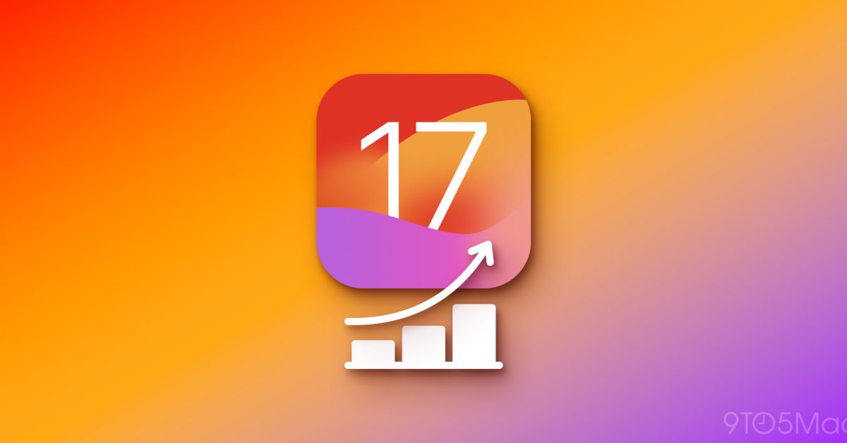 Уровень внедрения iOS 17 достигает 77%, но все равно медленнее, чем iOS 16.