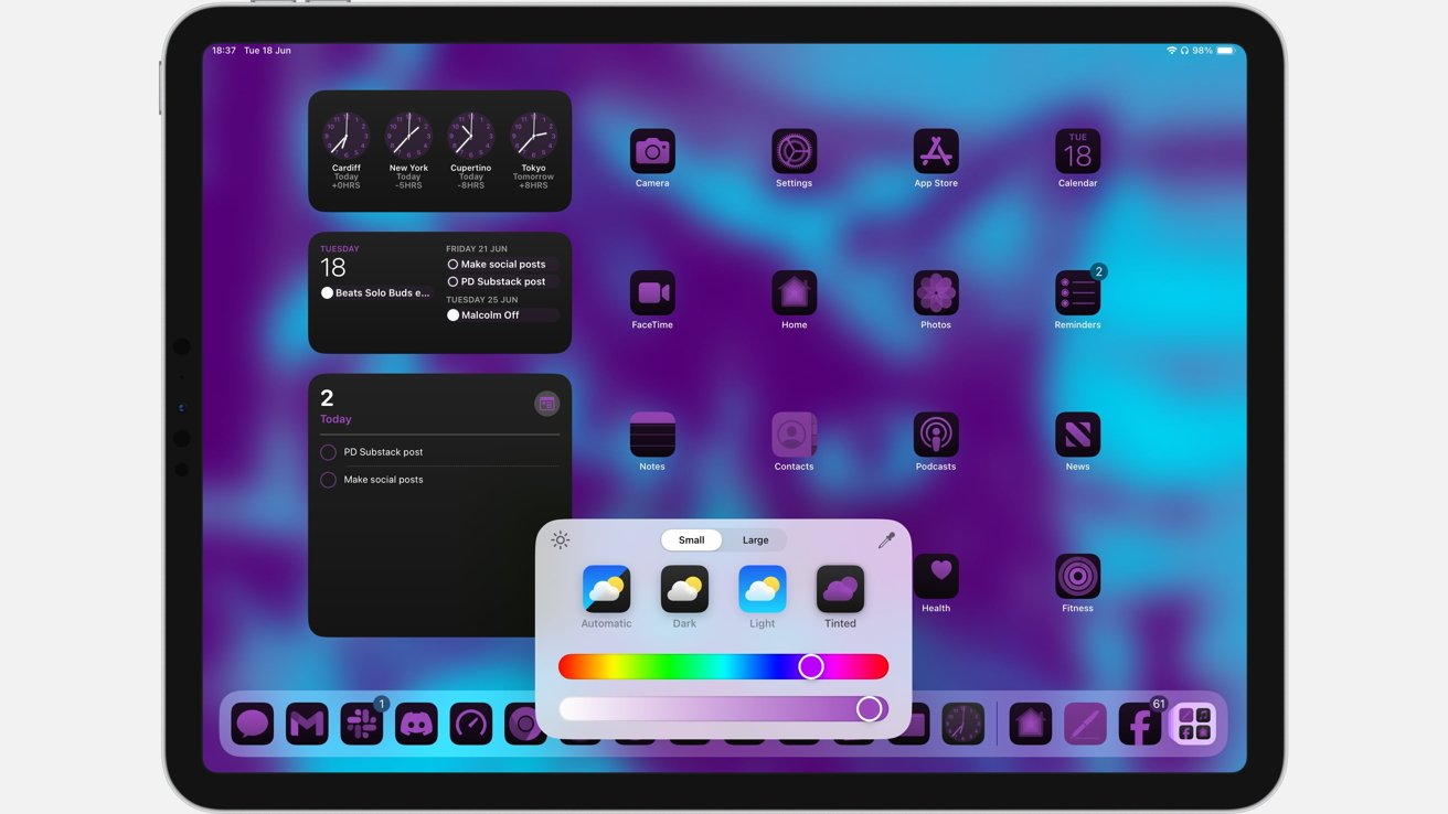 Как настроить главный экран iPadOS 18