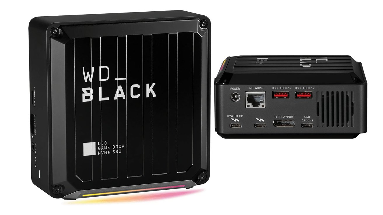 Купите игровую док-станцию ​​WD Black D50 емкостью 1 ТБ за 129,99 долларов  США.