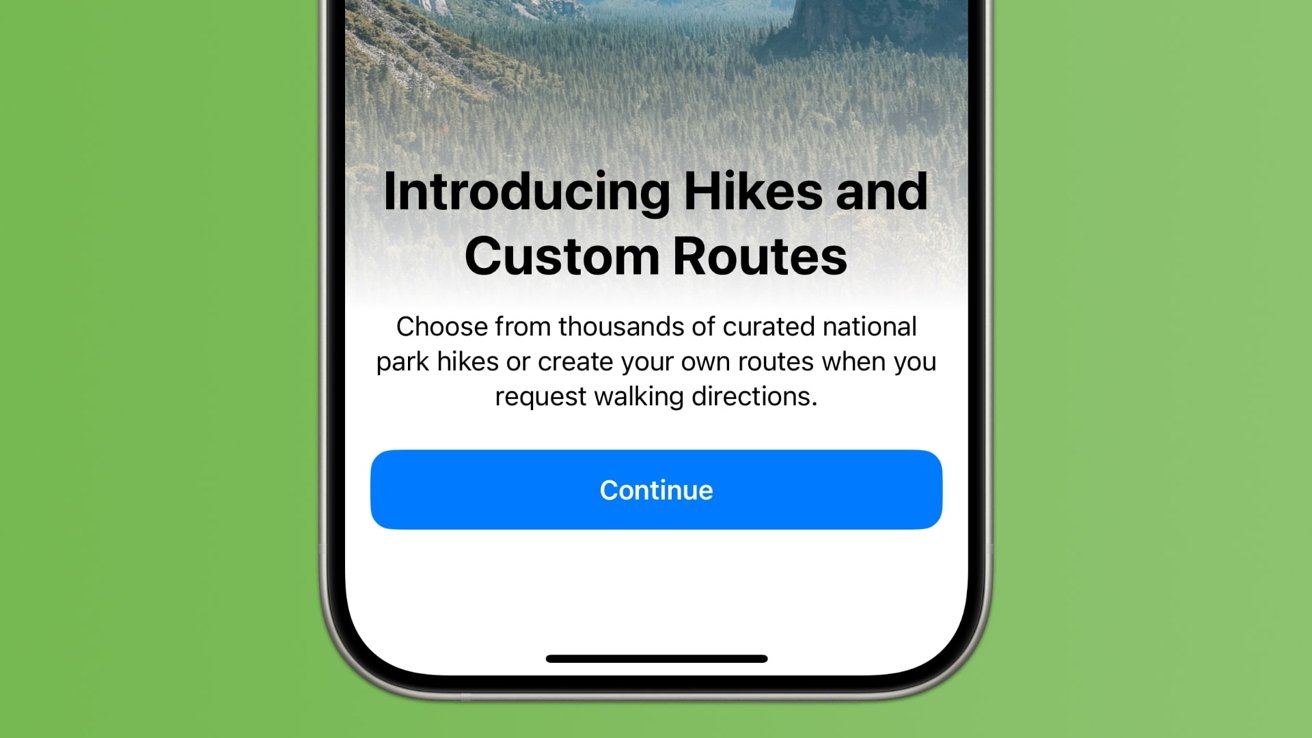 Как планировать походы в Apple Maps с iOS 18