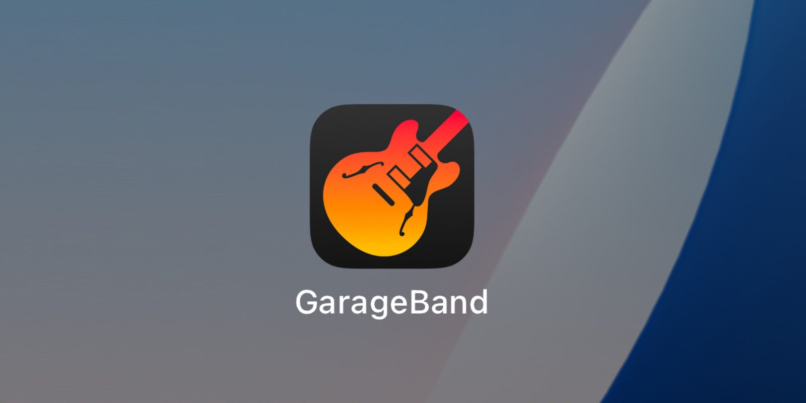 Значок темного приложения GarageBand