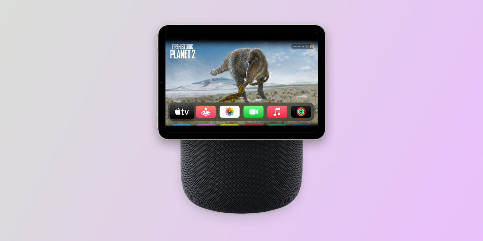 tvOS 17 Экран HomePod Концепт iPad HomeAccessor