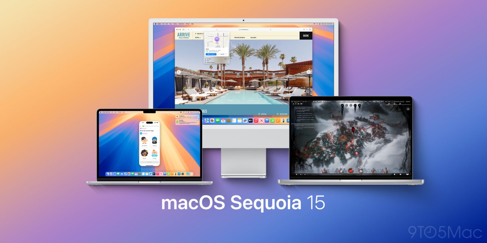 Герой macOS Sequoia 15