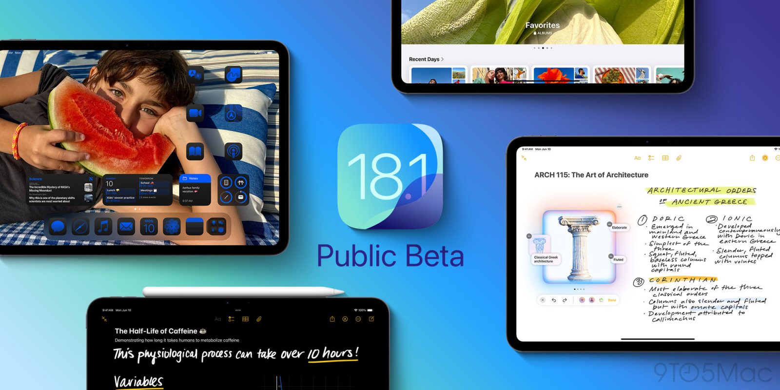 iPadOS 18.1 Публичная бета-версия