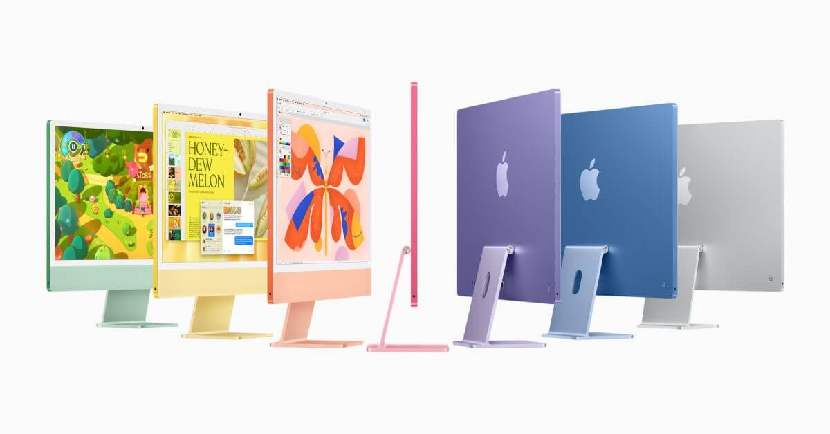 Apple представляет iMac M4 в новых цветах, с дисплеем с нанотекстурой, базовой оперативной памятью 16 ГБ и многим другим