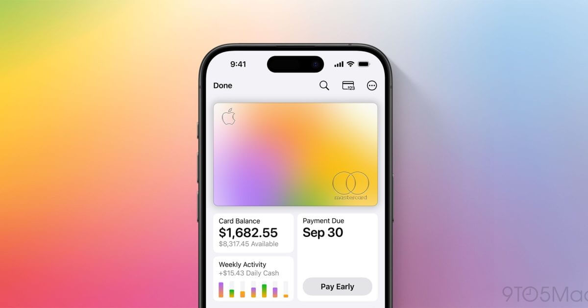 Apple Card запускает акцию, предлагающую кэшбэк до 5% на все покупки