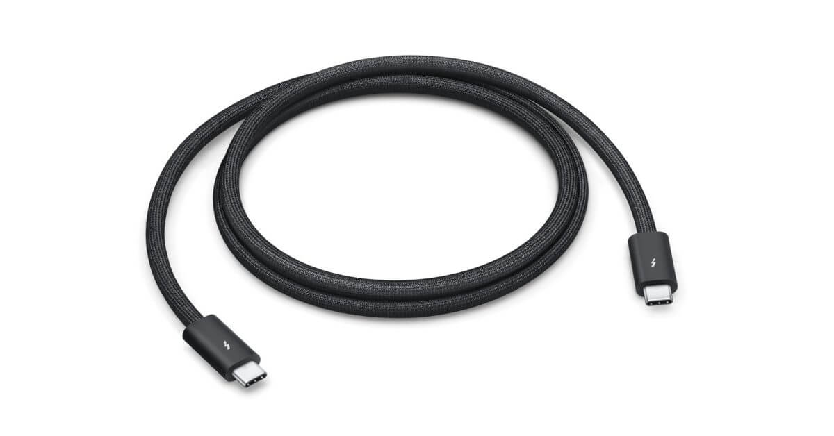 Кабель Thunderbolt 5 USB-C теперь доступен в онлайн-магазине Apple Store