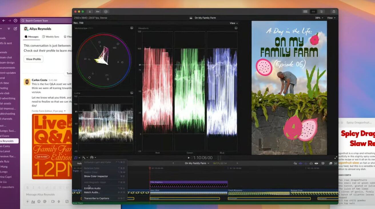 Final Cut Pro получит эффекты AI и текстовые подписи