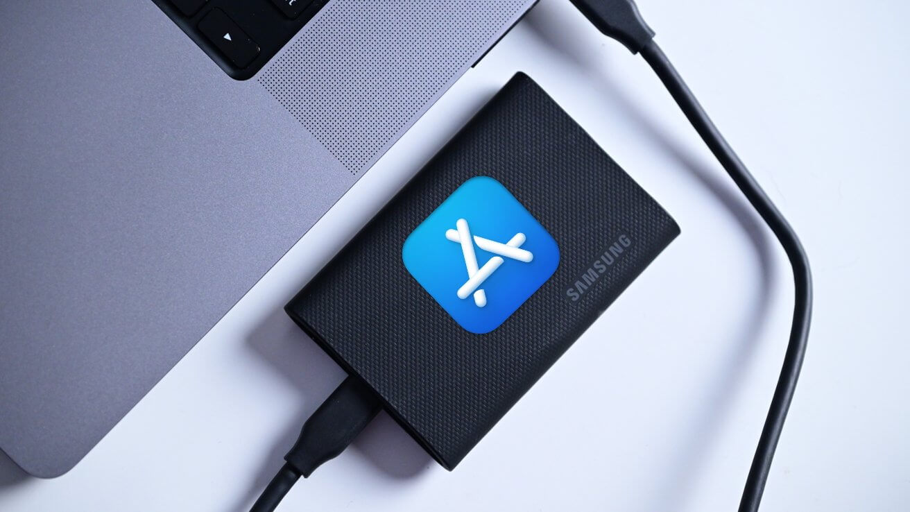 Как установить приложения App Store на внешний SSD