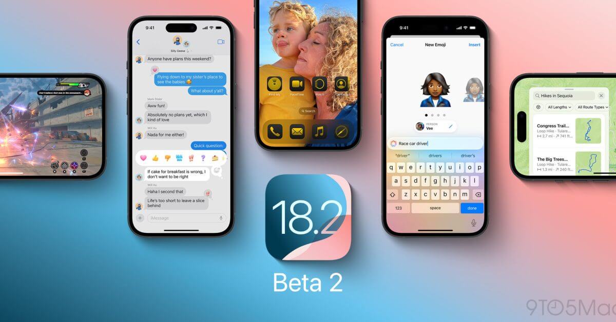 iOS 18.2 beta 2 теперь доступна для всех iPhone, выпущенных в декабре