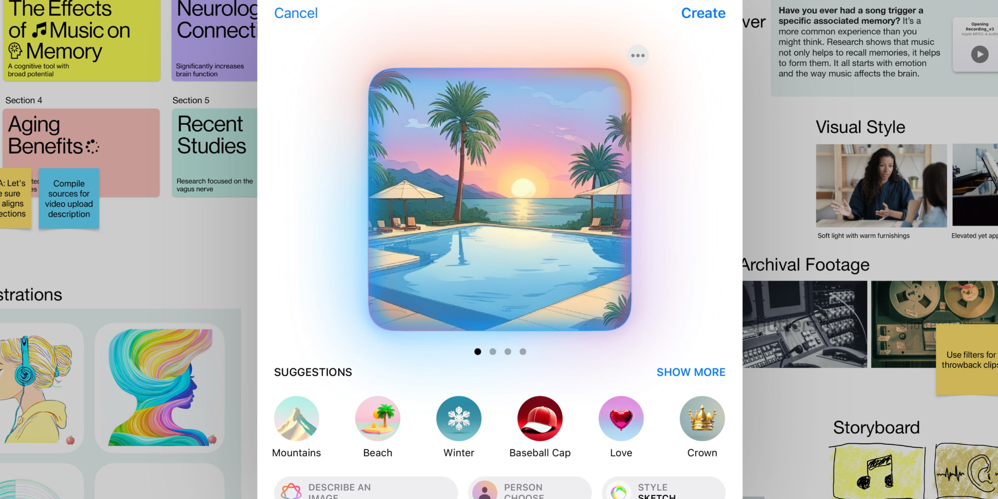 Изображение игровой площадки iPadOS 18.2