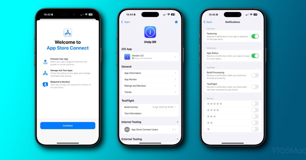 App Store Connect для iOS получает крупное обновление с новым интерфейсом